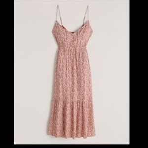 Abercrombie & Fitch Tiered Midaxi Dress
